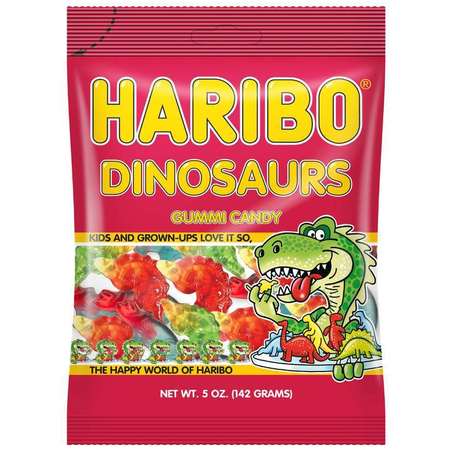 HARIBO Haribo Dinosaurs 5 oz., PK12 34120